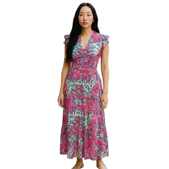 Lilly Pulitzer | Dresses | Lilly Pulitzer Adriann Flutter Sleeve Long Maxi Womens Size Xxs | Poshmark Lilly Pulitzer | Dresses | Lilly Pulitzer Adriann Flutter Sleeve Long Maxi Womens Size Xxs | Poshmark